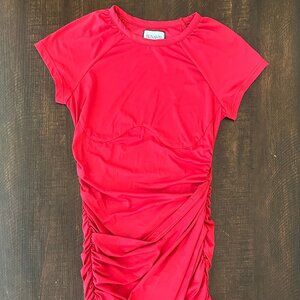Women's Runaway Red Bodycon Mini Dress Size S